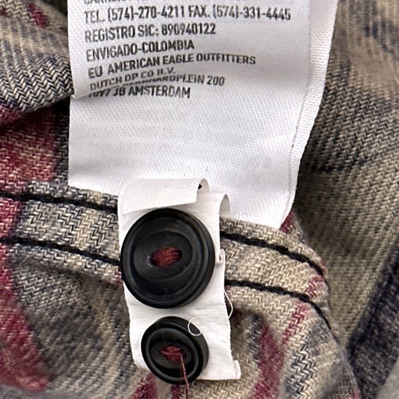 American Eagle Button Down Shirt Mens M Classic Fit Aztec‎ Navajo Southwestern - Picture 5 of 9